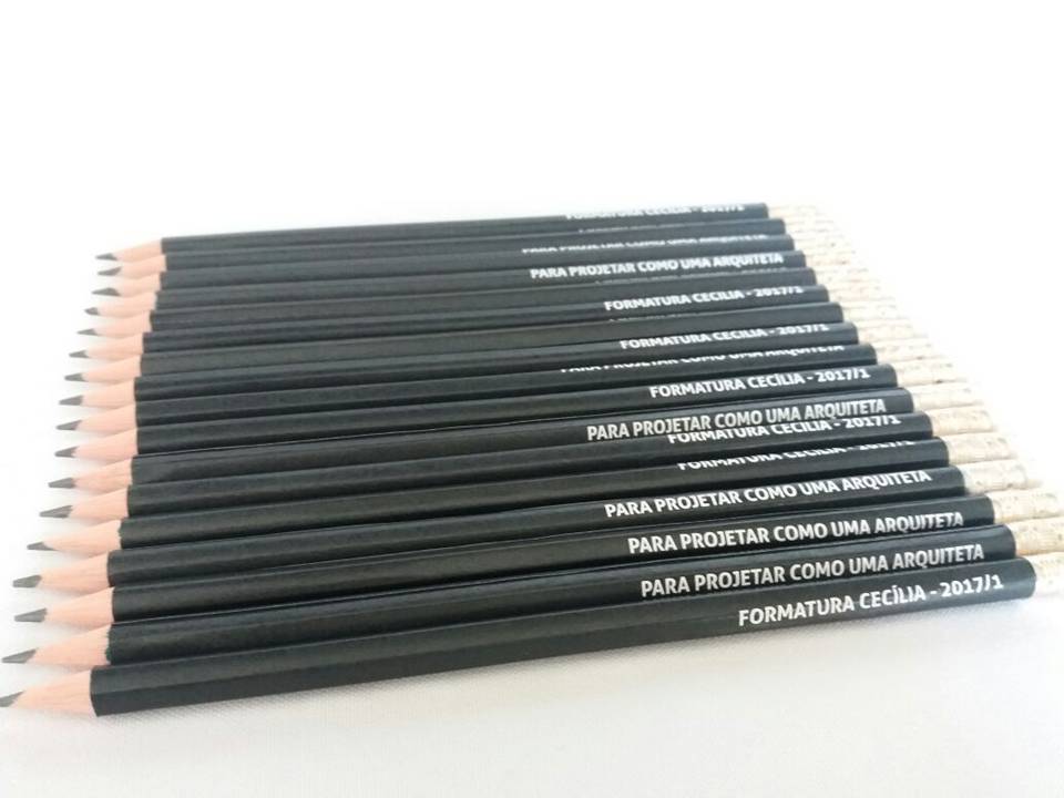 Lápis personalizado Formatura Arquitetura